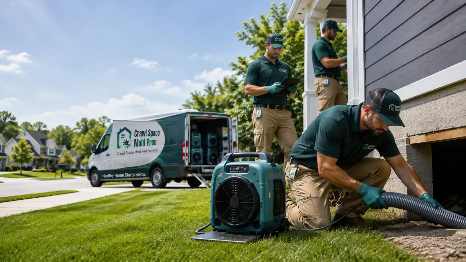 Crawl Space Mold Removal in Conesville, IA
